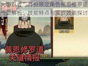 火影忍者二月份限定角色佩恩修罗道全面解析：技能特点与实战效能探讨