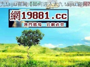 太九taijiu官网【如何进入太九 taijiu 官网？】