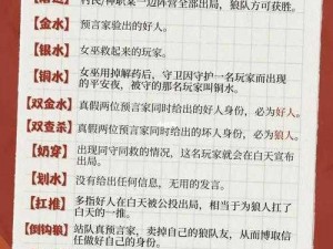 狼人杀游戏解析：压票术语的含义与实际操作