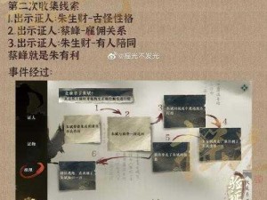 逆水寒手游断案揭秘：解锁夺命之财探案流程攻略大解析