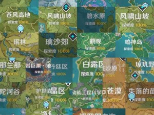 揭秘原神世界：实现百分百地图探索度完全攻略指南