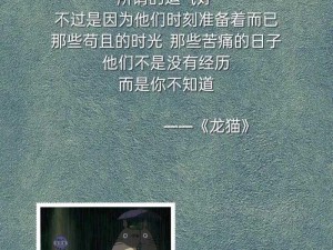 龙猫昆仑：值得培养的教育价值与社会责任感探析