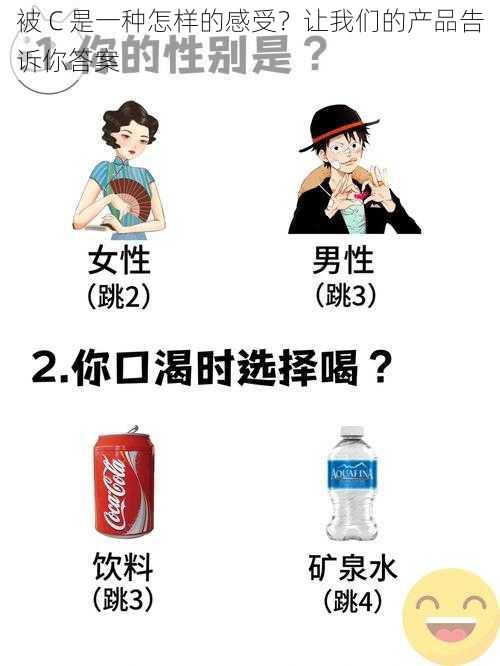 被 C 是一种怎样的感受？让我们的产品告诉你答案