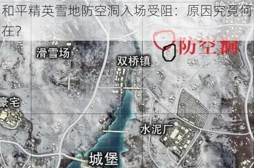 和平精英雪地防空洞入场受阻：原因究竟何在？