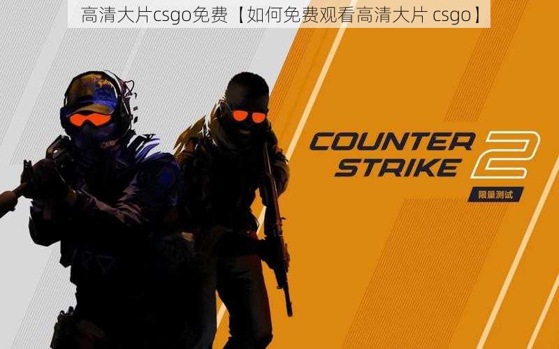 高清大片csgo免费【如何免费观看高清大片 csgo】