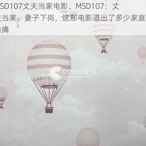 MSD107丈夫当家电影、MSD107：丈夫当家，妻子下岗，这部电影道出了多少家庭的隐痛