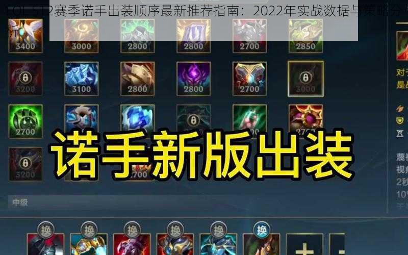 LOL S12赛季诺手出装顺序最新推荐指南：2022年实战数据与策略分析