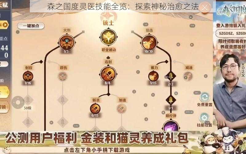 森之国度灵医技能全览：探索神秘治愈之法