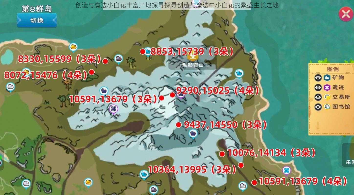 创造与魔法小白花丰富产地探寻探寻创造与魔法中小白花的繁盛生长之地