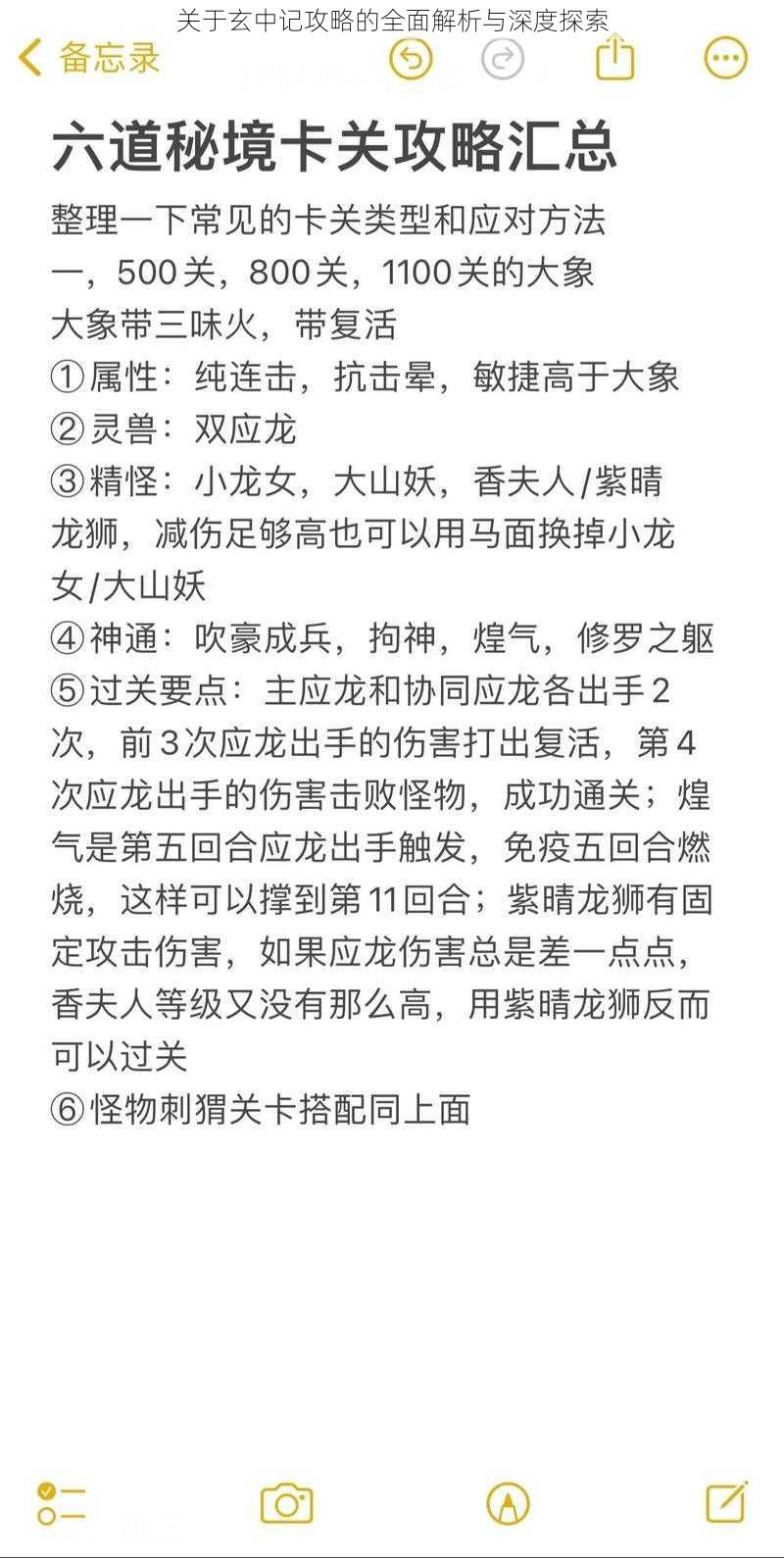 关于玄中记攻略的全面解析与深度探索